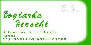 boglarka herschl business card
